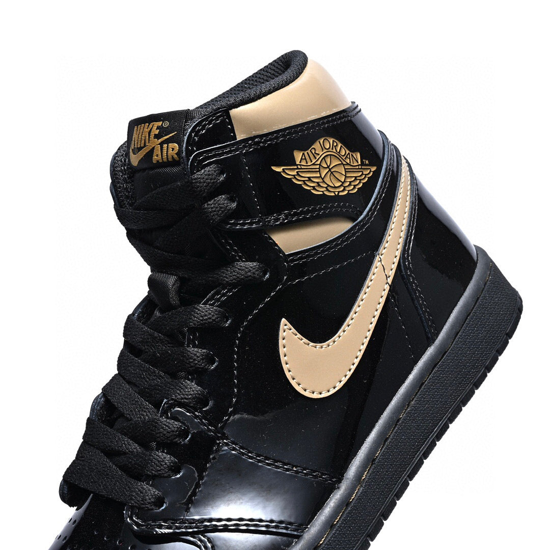 LW - AJ1 High Black Gold