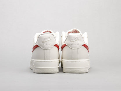 LW - AF1 retro white red low top