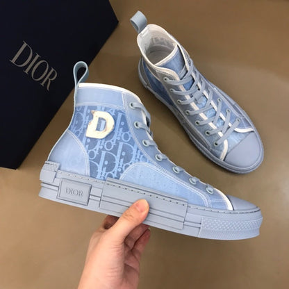 LW - DIR B23 BLUE HIGH-TOP SNEAKER