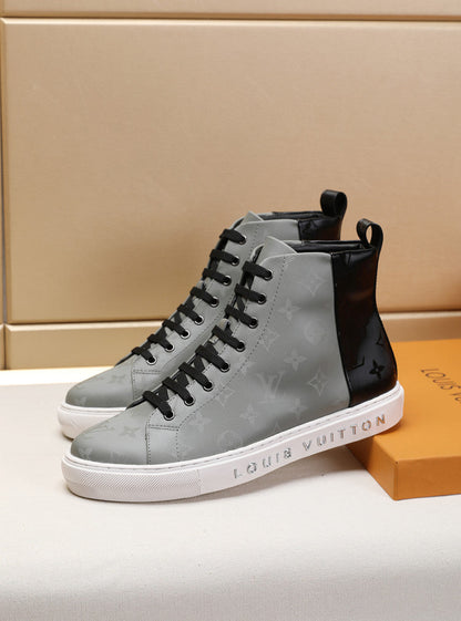 LW - LUV Stellar Trainer Boot Gray Black Sneaker