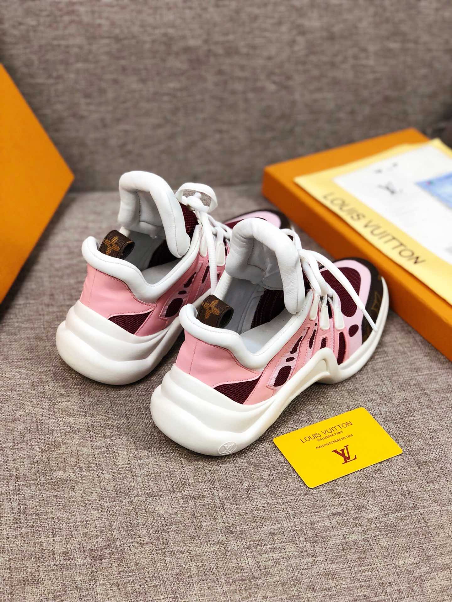 LW - LUV Archlight Pink Brown Sneaker