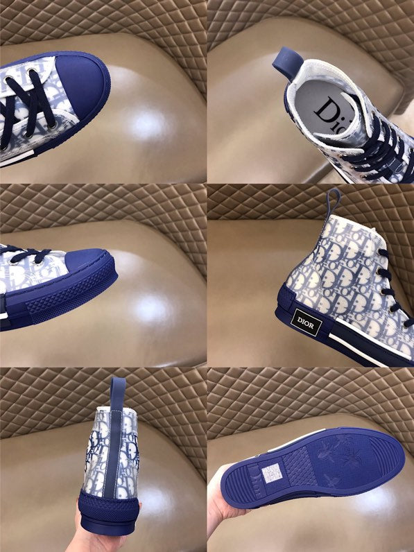 LW - DIR B23 Blue HIGH-TOP SNEAKER