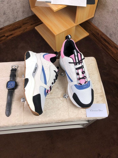 LW - DIR B22 Pink And White Sneaker