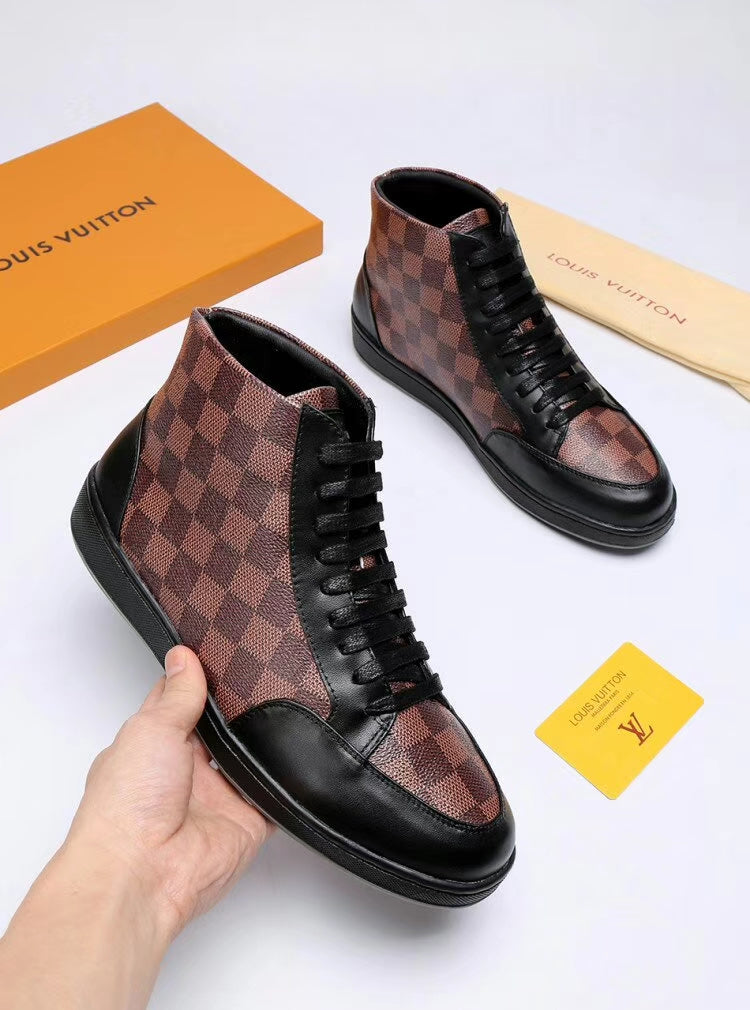 LW - LUV HIgh Top Brown Sneaker