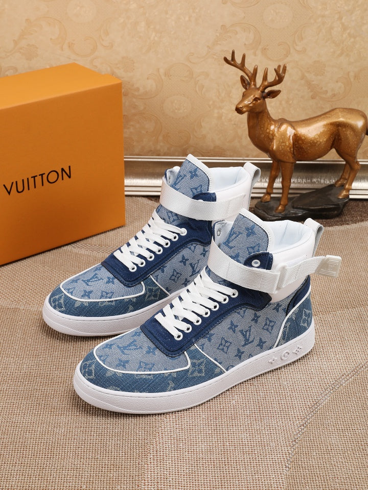 LW - LUV High Top Blue Sneaker