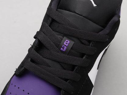 LW - AJ1 Black and purple toes