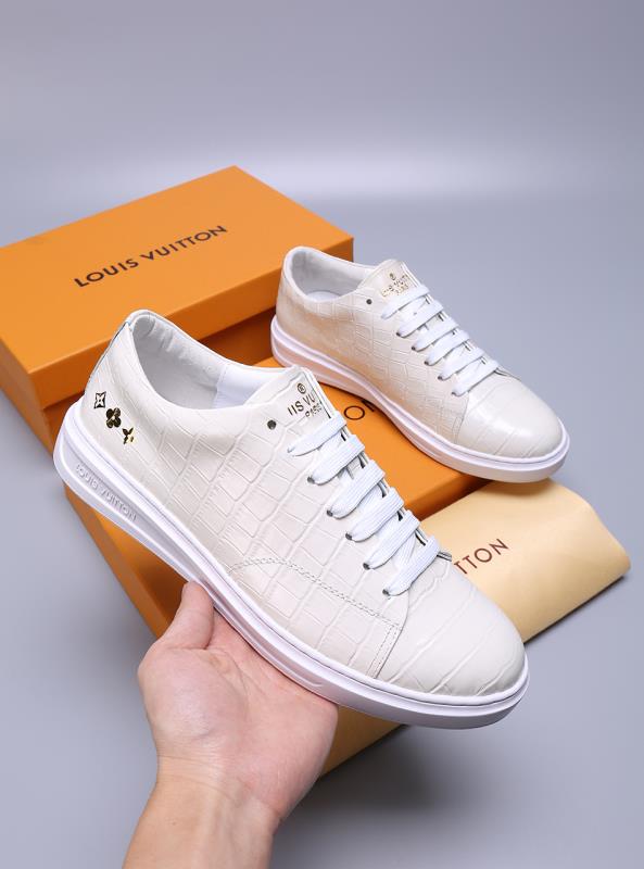 LW - LUV Alligator White Sneaker