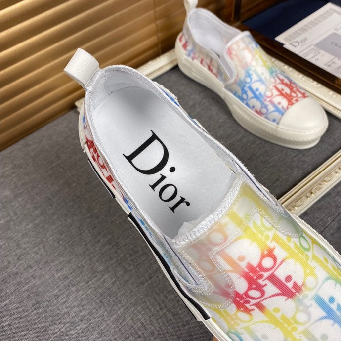 LW - DIR B23 Slip MultiColor And White LOW-TOP SNEAKER