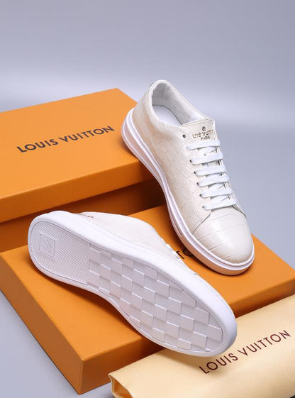 LW - LUV Alligator White Sneaker