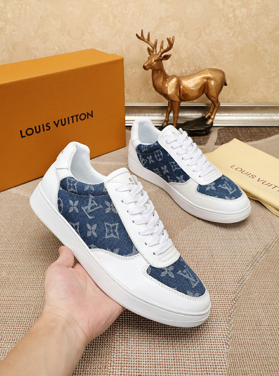 LW - LUV LWnogram Denim Blue Sneaker