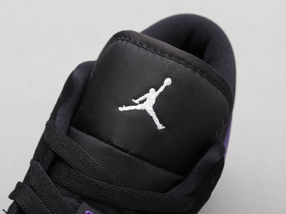 LW - AJ1 Black and purple toes