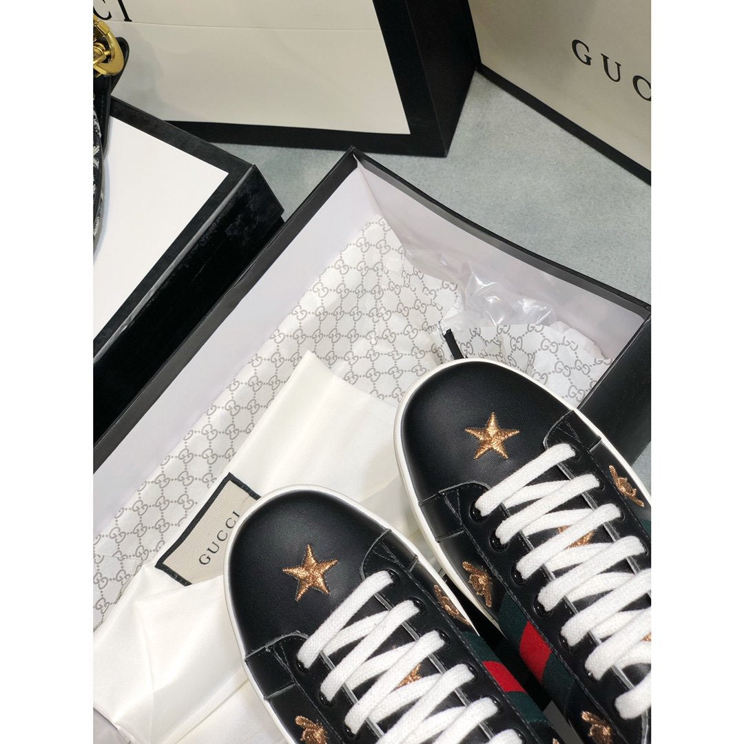 LW-GCI  Ace Embroidered 'Bees and Stars Sneaker 064