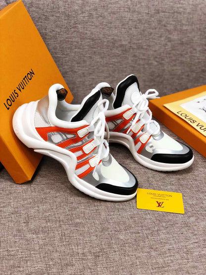 LW - LUV Archlight White Black Orange Sneaker