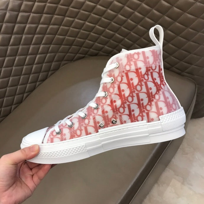 LW - DIR B23 Orange HIGH-TOP SNEAKER