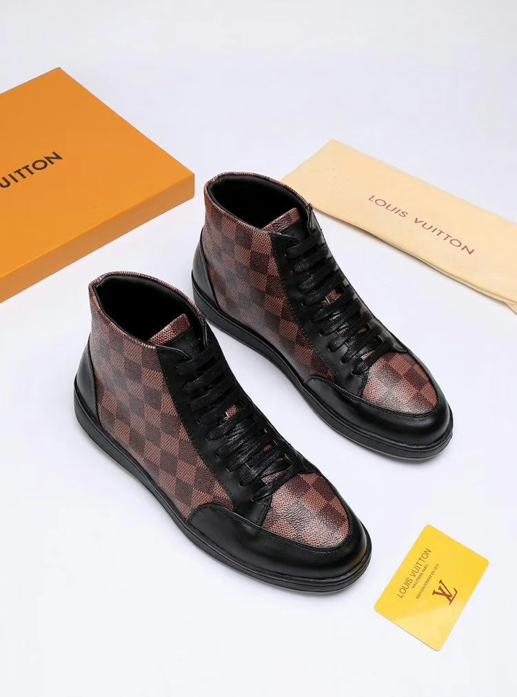 LW - LUV HIgh Top Brown Sneaker