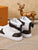 LW - LUV Rivoli High White Brown Sneaker