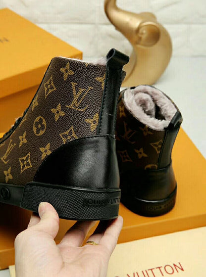 LW - LUV HIgh Top Brown Sneaker