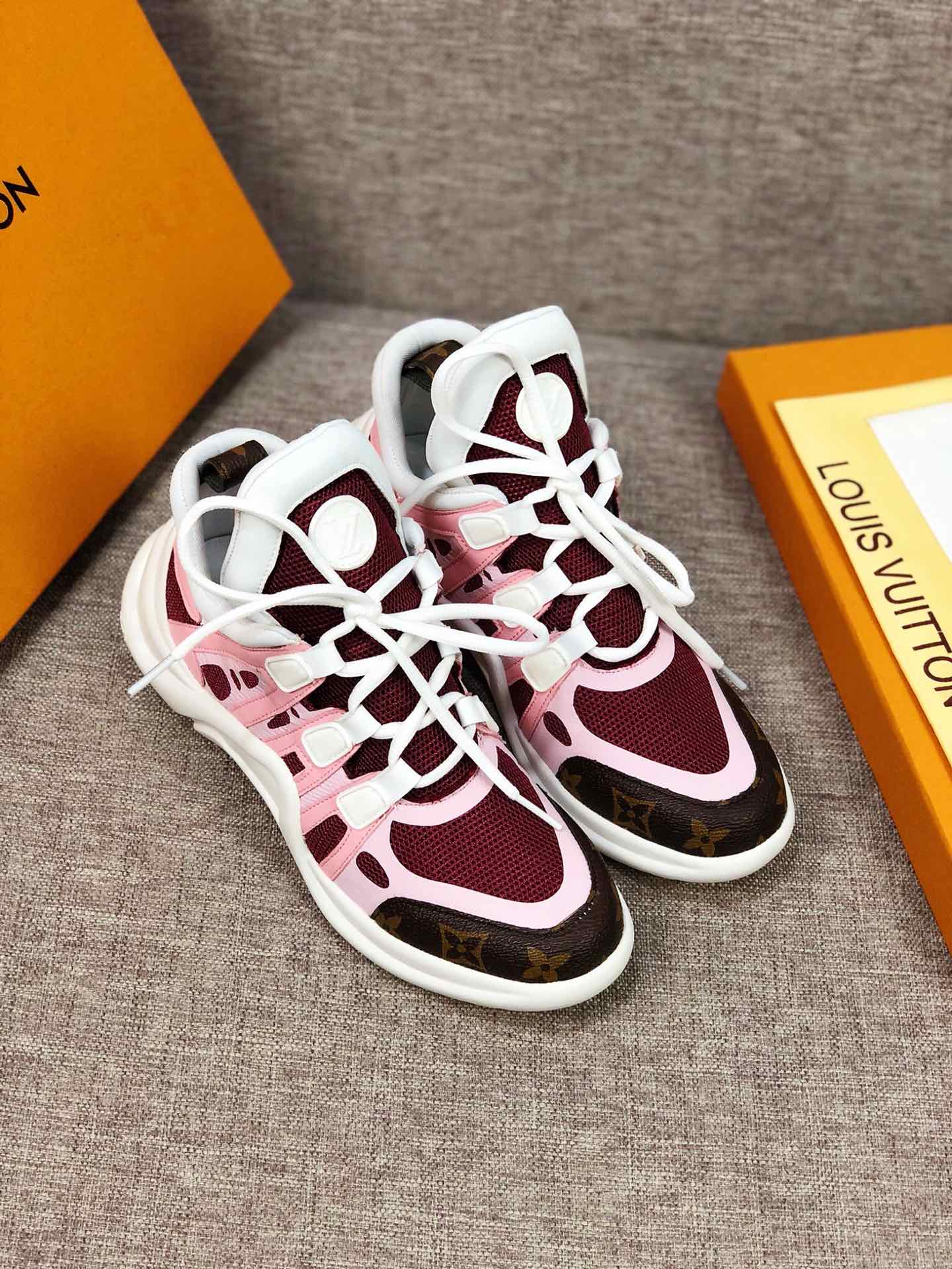 LW - LUV Archlight Pink Brown Sneaker