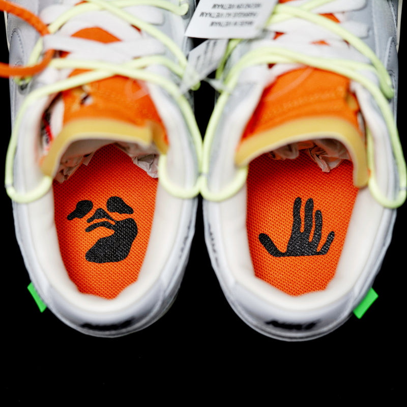 LW - OW x Dunk (NO.43) green shoelace orange buckle