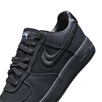 LW - AF1 x Stussy Collaboration Pure Black