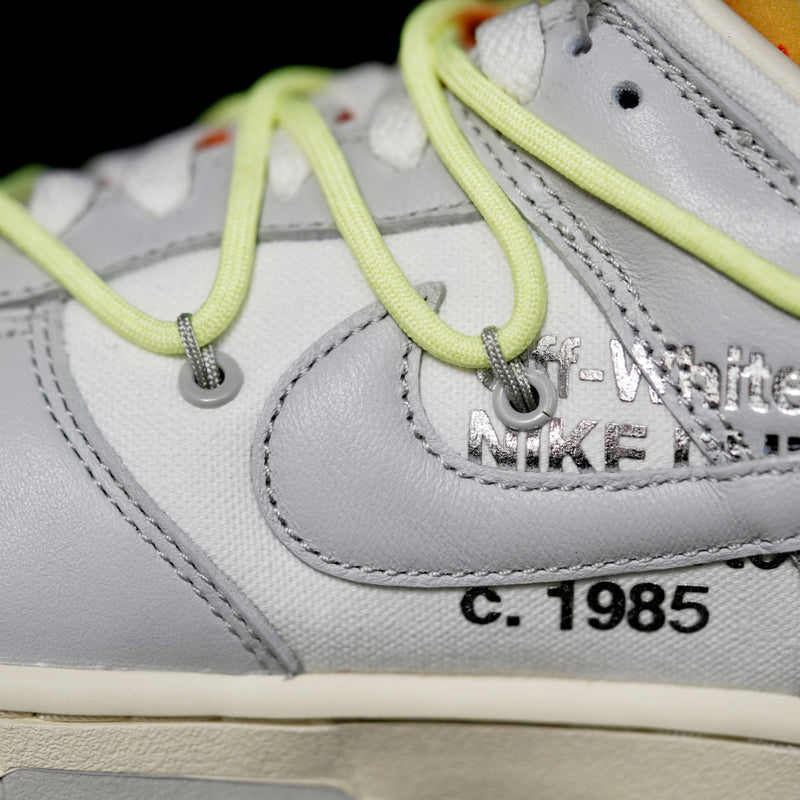 LW - OW x Dunk (NO.43) green shoelace orange buckle