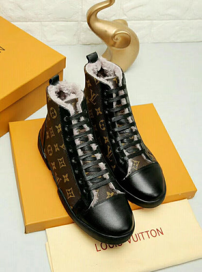 LW - LUV HIgh Top Brown Sneaker