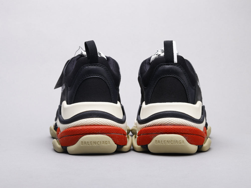 LW - Bla Triple S Black and Red Sneaker