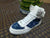 LW - Luv Rivoli White Blue Sneaker