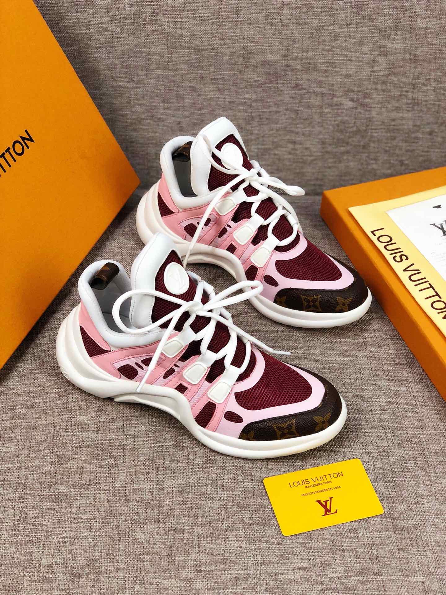 LW - LUV Archlight Pink Brown Sneaker