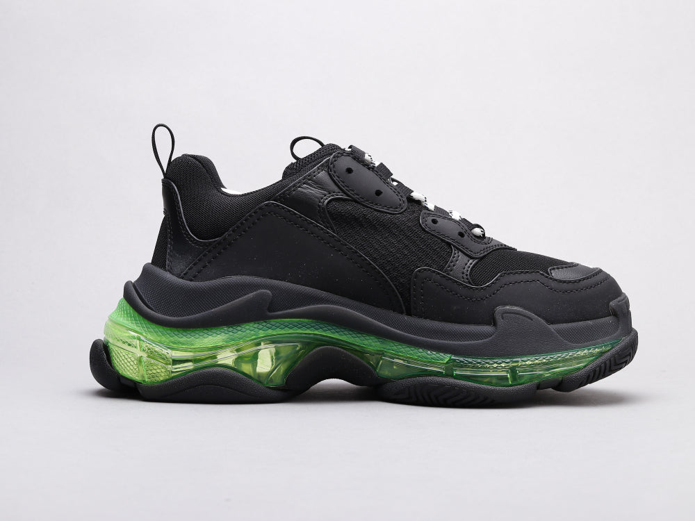 LW - Bla Triple S Black Green Sneaker