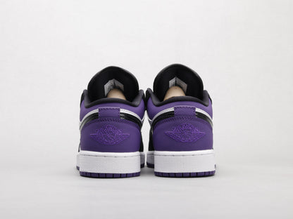 LW - AJ1 Black and purple toes