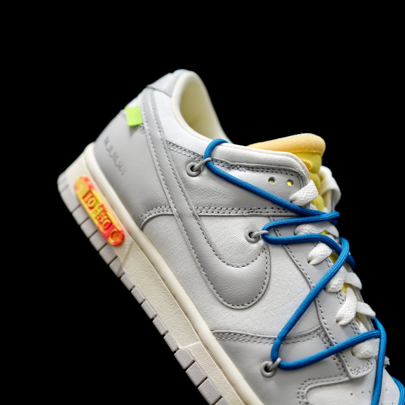 LW - OW x Dunk (NO.10) blue shoelace yellow buckle