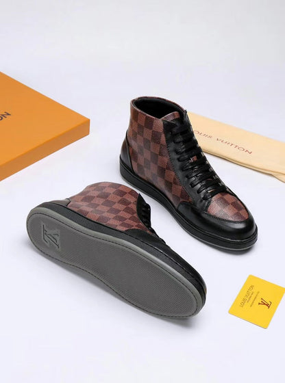 LW - LUV HIgh Top Brown Sneaker