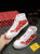 LW - LUV HIgh Top White Red Sneaker