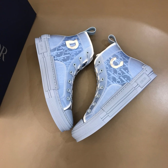 LW - DIR B23 BLUE HIGH-TOP SNEAKER