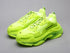 LW - Bla Air Cushion  Fluorescent Green Sneaker