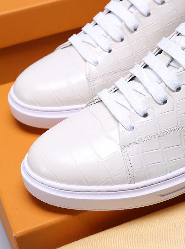 LW - LUV Alligator White Sneaker