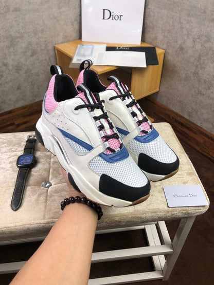 LW - DIR B22 Pink And White Sneaker