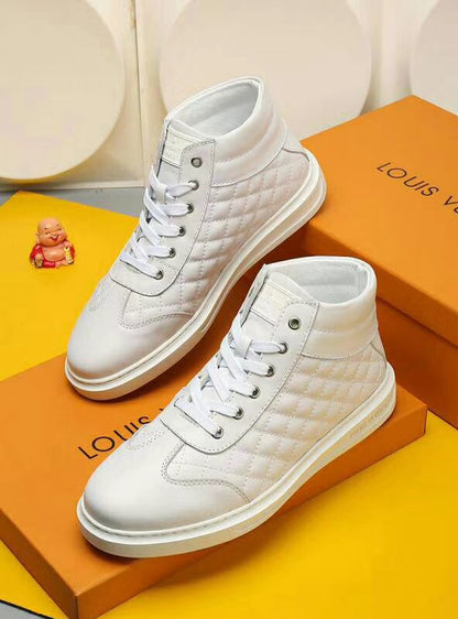 LW - LUV HIgh Top Metal White Sneaker